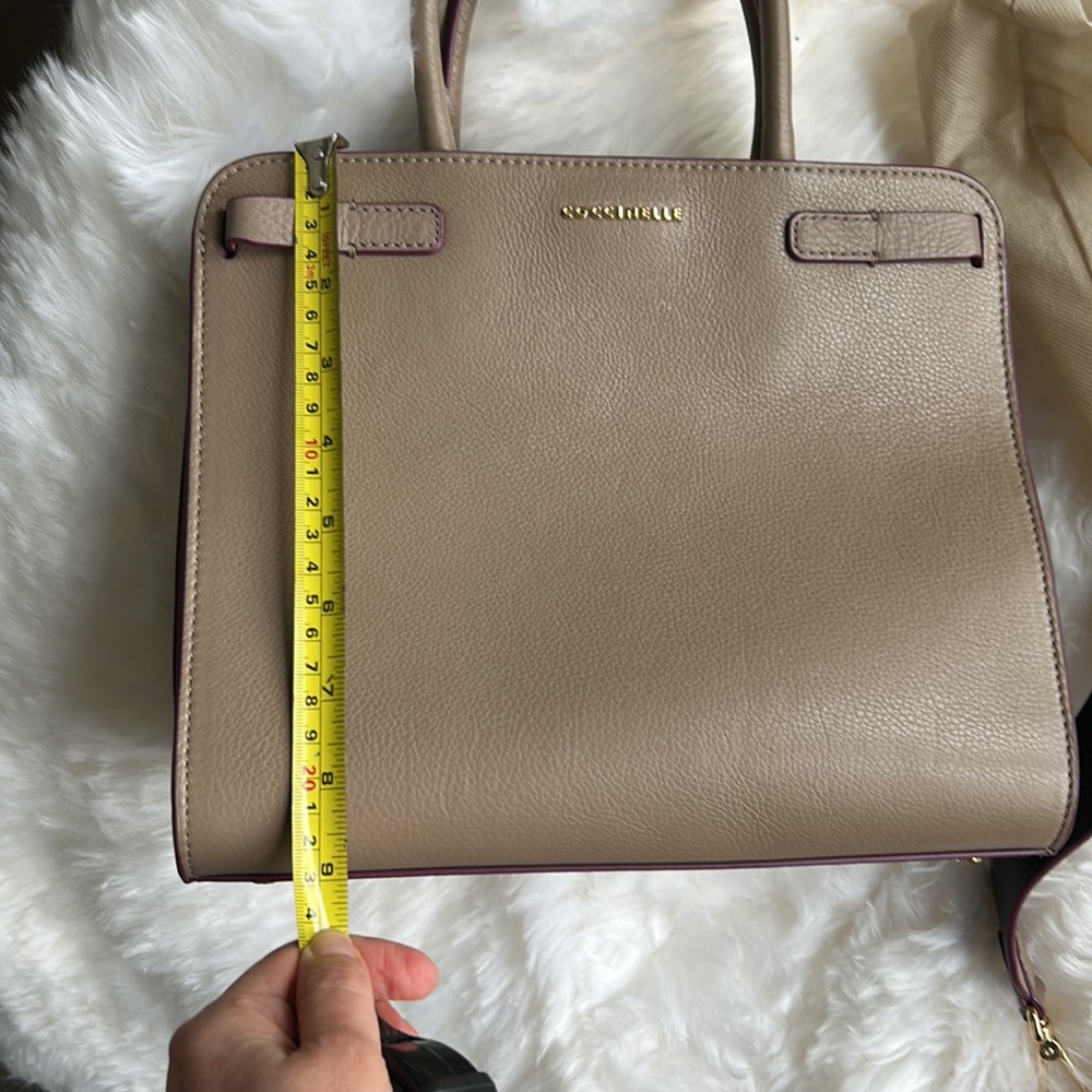 Coccinelle brand new beige leather bag - Picture 9 of 13